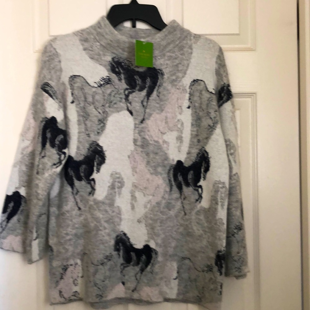 Kate Spade horse print sweater.
